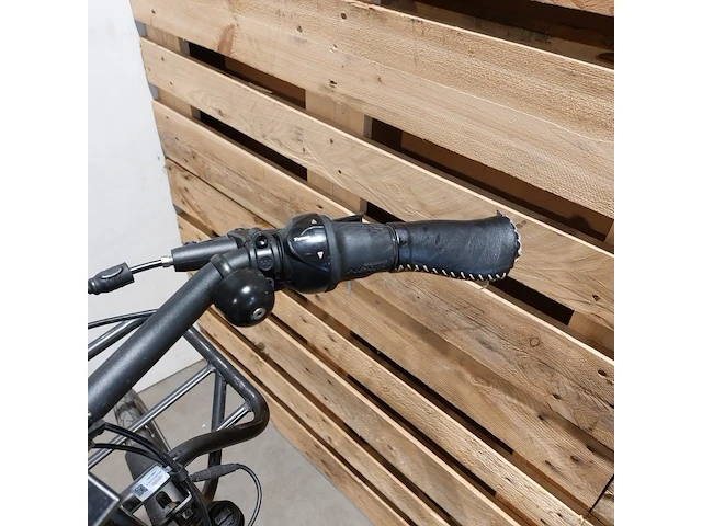 Elektrische damesfiets, qwic, grijs / zwart - afbeelding 6 van  16