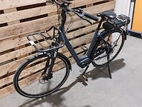 Elektrische damesfiets, qwic, grijs / zwart - afbeelding 10 van  16