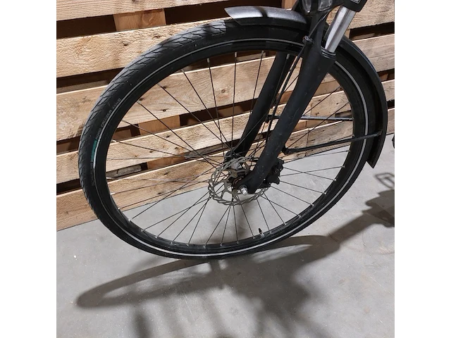 Elektrische damesfiets, qwic, grijs / zwart - afbeelding 11 van  16
