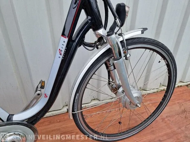 Elektrische damesfiets sparta, e - motion c2, zwart-zilver - afbeelding 2 van  8