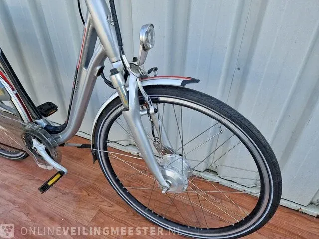 Elektrische damesfiets sparta, e lotion cs4, zilver-blauw - afbeelding 2 van  7