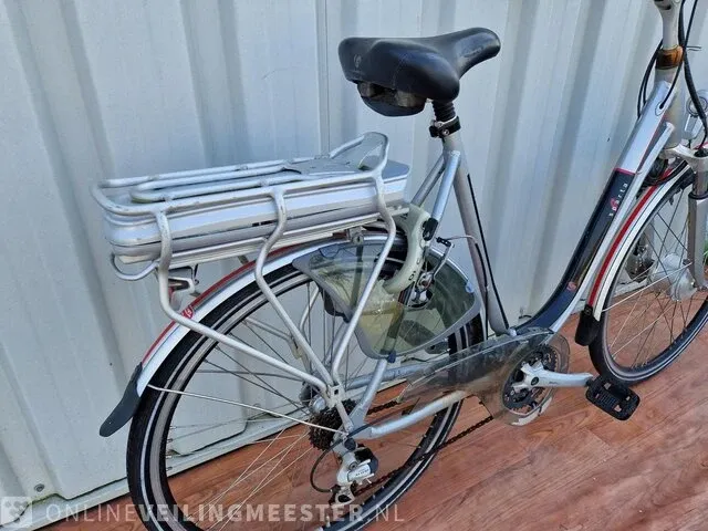 Elektrische damesfiets sparta, e lotion cs4, zilver-blauw - afbeelding 4 van  7