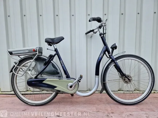 Elektrische damesfiets sparta, entree, blauw - afbeelding 1 van  7