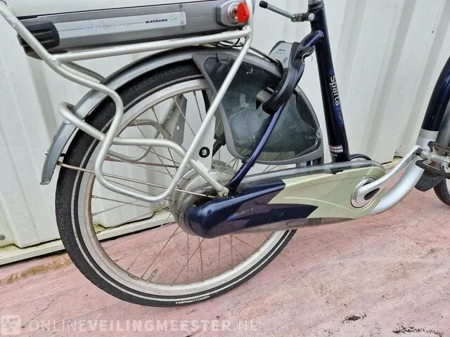 Elektrische damesfiets sparta, entree, blauw - afbeelding 3 van  7