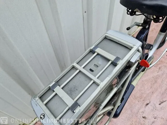 Elektrische damesfiets sparta, entree, blauw - afbeelding 4 van  7