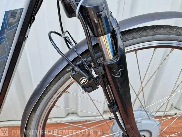 Elektrische damesfiets sparta, grijs-blauw, bouwjaar 2021 - afbeelding 3 van  9