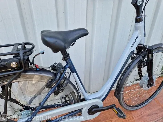 Elektrische damesfiets sparta, grijs-blauw, bouwjaar 2021 - afbeelding 5 van  9