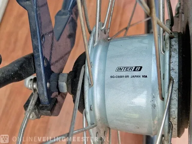 Elektrische damesfiets sparta, grijs-blauw, bouwjaar 2021 - afbeelding 7 van  9