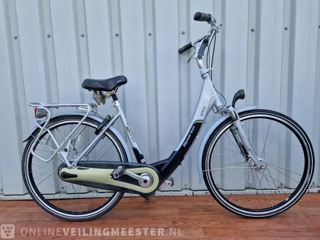 Elektrische damesfiets sparta, intro dlx, zilver-zwart - afbeelding 1 van  6