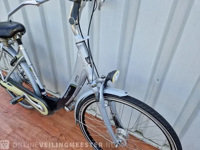 Elektrische damesfiets sparta, intro dlx, zilver-zwart - afbeelding 2 van  6