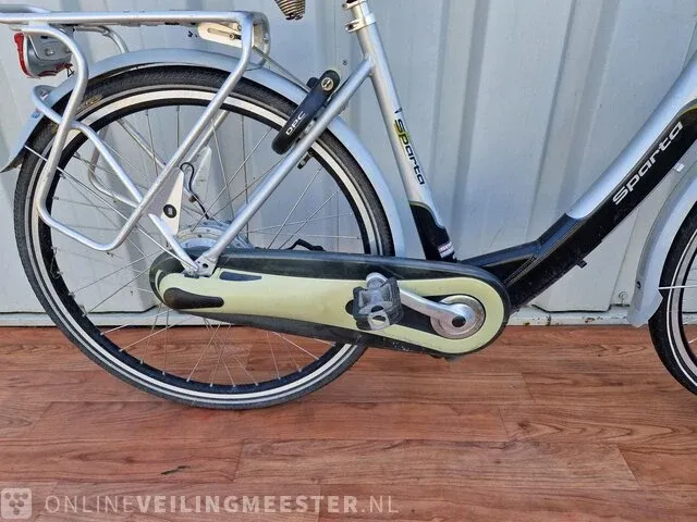 Elektrische damesfiets sparta, intro dlx, zilver-zwart - afbeelding 3 van  6