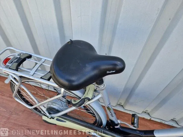 Elektrische damesfiets sparta, intro dlx, zilver-zwart - afbeelding 4 van  6
