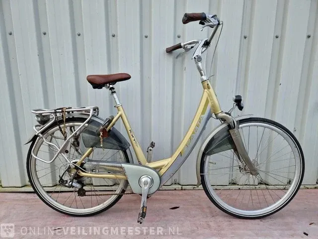 Elektrische damesfiets sparta, ion gl-serie, goud-zilver - afbeelding 1 van  7