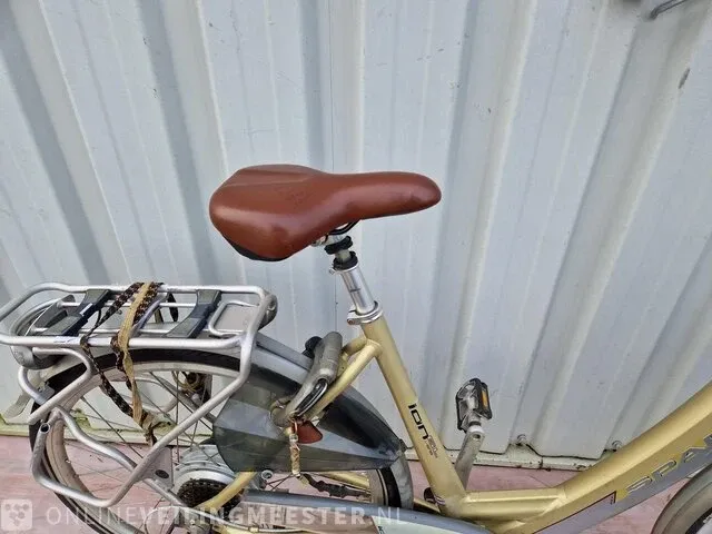 Elektrische damesfiets sparta, ion gl-serie, goud-zilver - afbeelding 3 van  7