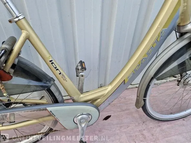 Elektrische damesfiets sparta, ion gl-serie, goud-zilver - afbeelding 4 van  7
