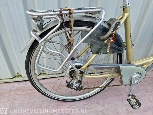 Elektrische damesfiets sparta, ion gl-serie, goud-zilver - afbeelding 5 van  7