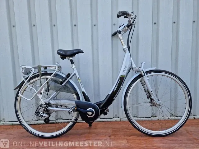 Elektrische damesfiets sparta, m-gear ion, zilver-zwart - afbeelding 1 van  8