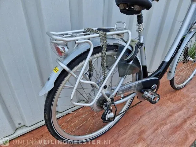 Elektrische damesfiets sparta, m-gear ion, zilver-zwart - afbeelding 5 van  8