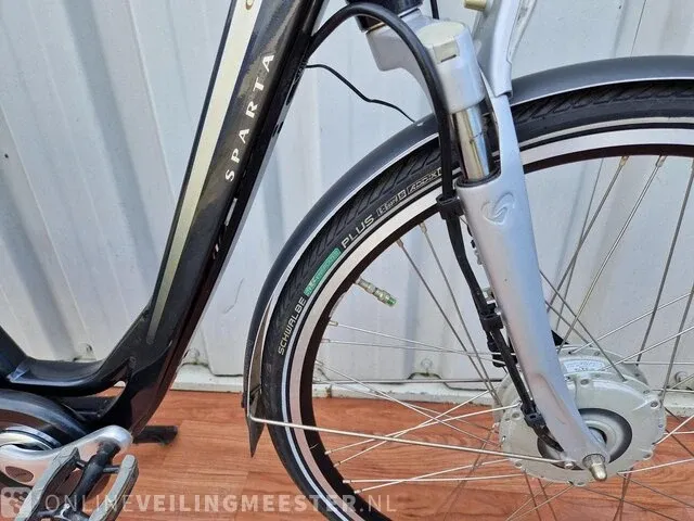Elektrische damesfiets sparta, motion c-5, zwart - afbeelding 4 van  10