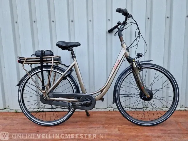 Elektrische damesfiets stella, copenhague, brons - afbeelding 1 van  9