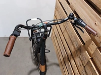 Elektrische damesfiets, stella, dolce, zwart / bruin - afbeelding 3 van  13