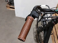 Elektrische damesfiets, stella, dolce, zwart / bruin - afbeelding 5 van  13