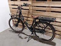 Elektrische damesfiets, stella, dolce, zwart / bruin - afbeelding 6 van  13