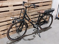 Elektrische damesfiets, stella, dolce, zwart / bruin - afbeelding 7 van  13