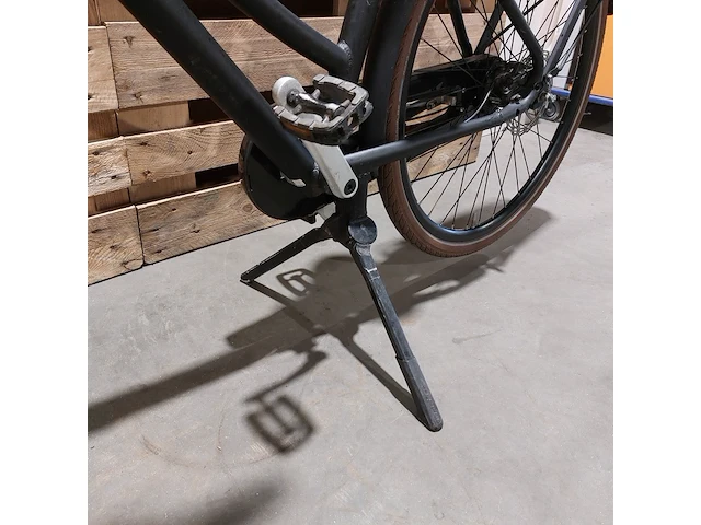 Elektrische damesfiets, stella, dolce, zwart / bruin - afbeelding 10 van  13