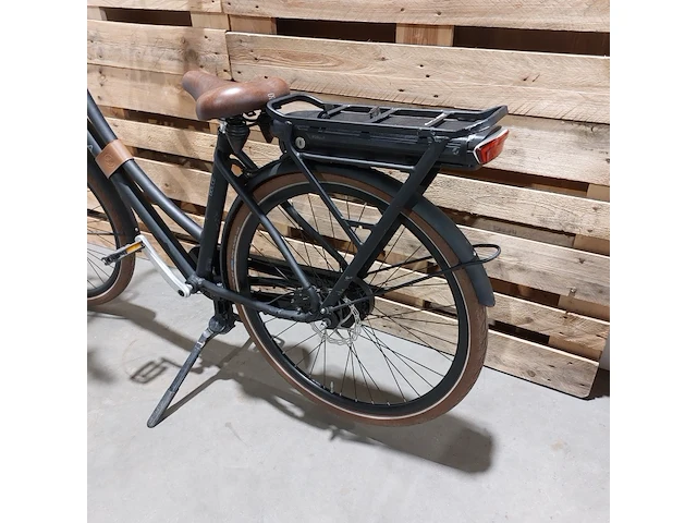 Elektrische damesfiets, stella, dolce, zwart / bruin - afbeelding 12 van  13