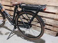 Elektrische damesfiets, stella, dolce, zwart / bruin - afbeelding 12 van  13