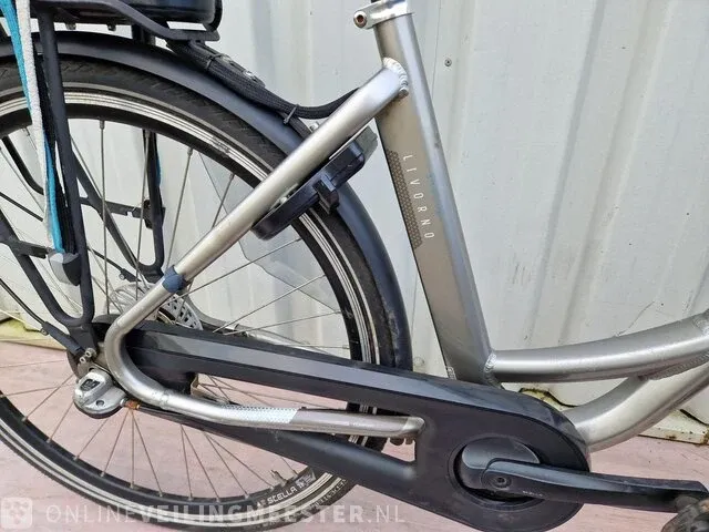 Elektrische damesfiets stella, livorno, grijs, bouwjaar 2020 - afbeelding 4 van  8