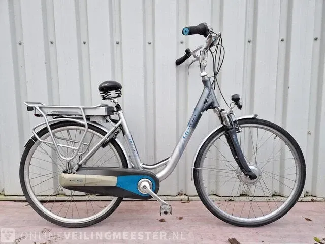 Elektrische damesfiets union, switch, grijs-blauw - afbeelding 1 van  8