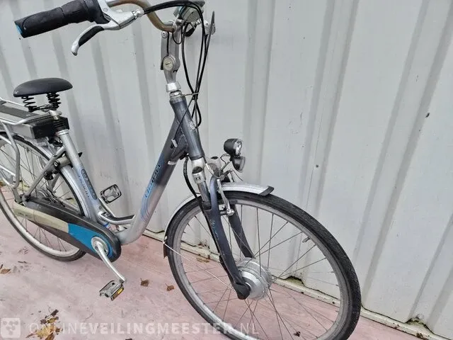 Elektrische damesfiets union, switch, grijs-blauw - afbeelding 2 van  8