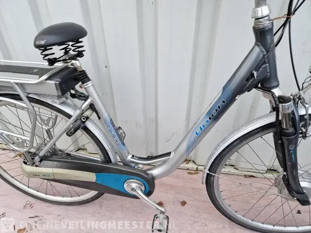Elektrische damesfiets union, switch, grijs-blauw - afbeelding 3 van  8