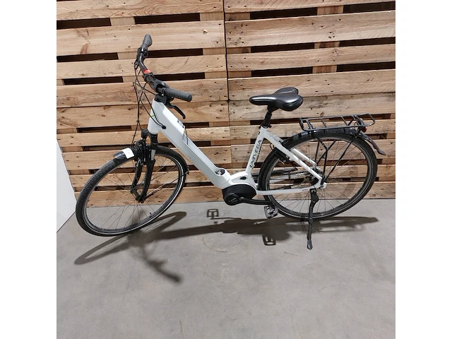 Elektrische damesfiets, univega, wit - afbeelding 1 van  14