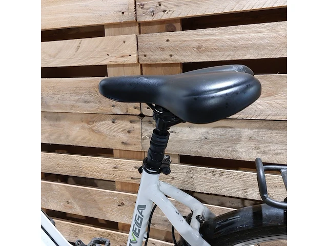 Elektrische damesfiets, univega, wit - afbeelding 12 van  14