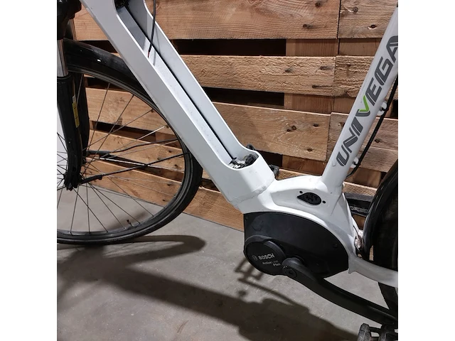 Elektrische damesfiets, univega, wit - afbeelding 13 van  14