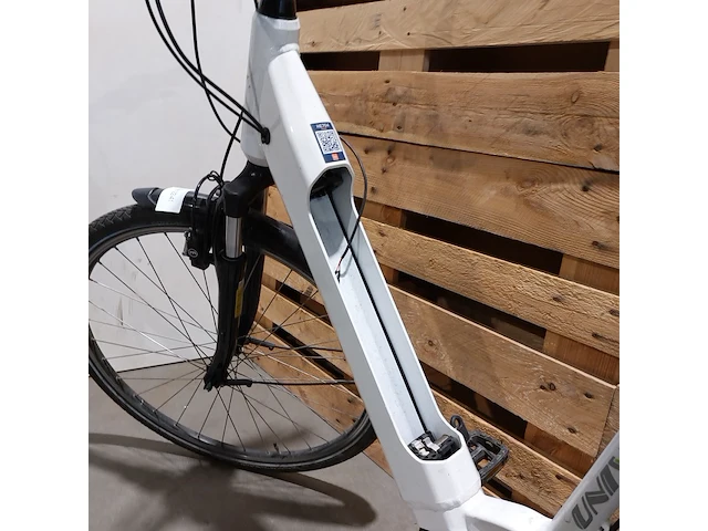 Elektrische damesfiets, univega, wit - afbeelding 14 van  14