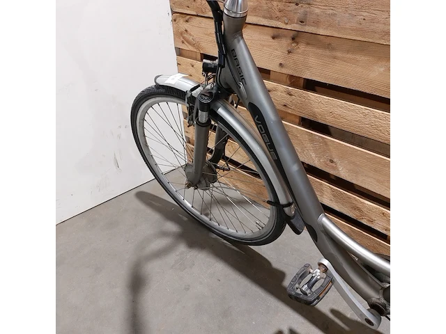Elektrische damesfiets, vogue, basic, grijs - afbeelding 2 van  13
