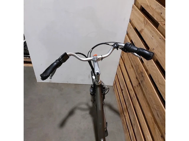 Elektrische damesfiets, vogue, basic, grijs - afbeelding 3 van  13