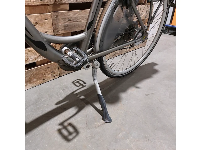Elektrische damesfiets, vogue, basic, grijs - afbeelding 9 van  13