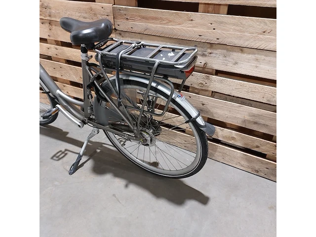 Elektrische damesfiets, vogue, basic, grijs - afbeelding 10 van  13