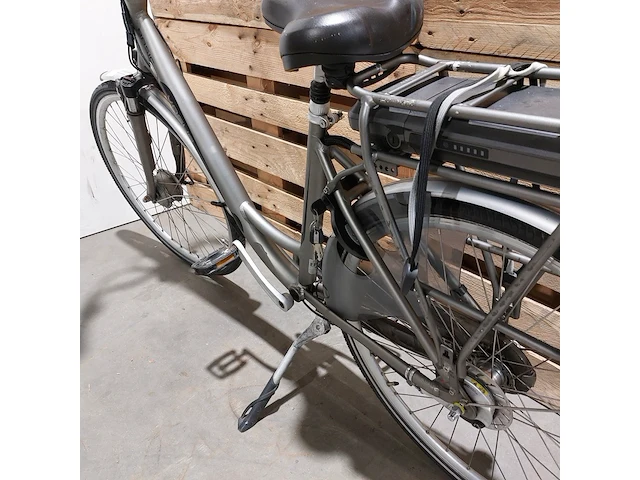 Elektrische damesfiets, vogue, basic, grijs - afbeelding 12 van  13