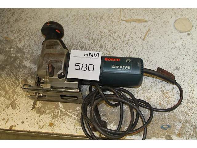 Elektrische decoupeerzaag bosch gst85pe in kunststof koffer. - afbeelding 1 van  1