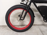 Elektrische e-cruiser, vintage, zwart, 2023 - afbeelding 10 van  23