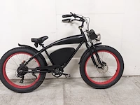 Elektrische e-cruiser, vintage, zwart, 2023 - afbeelding 1 van  23