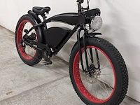 Elektrische e-cruiser, vintage, zwart, 2023 - afbeelding 12 van  23