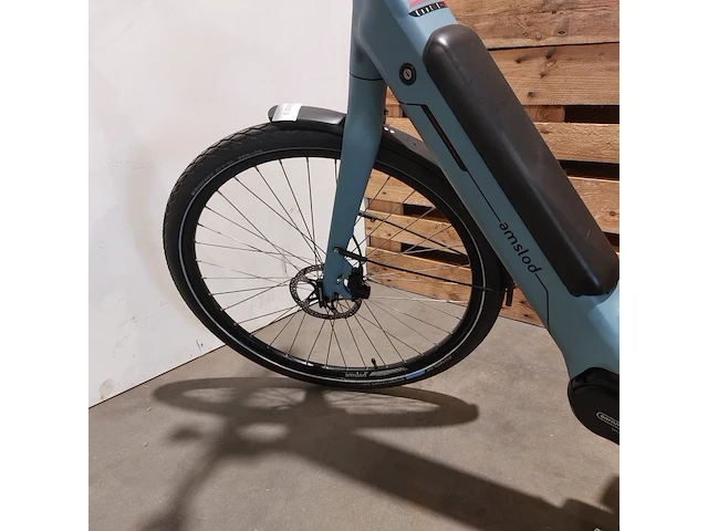 Elektrische fiets, amslod, kent, blauw - afbeelding 4 van  20