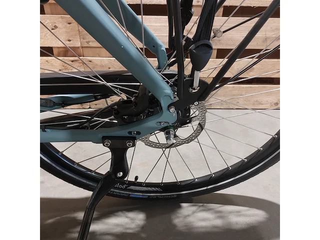 Elektrische fiets, amslod, kent, blauw - afbeelding 18 van  20